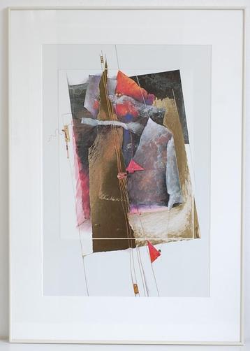 Art Print Abstract inclusief lijst 70x100 beschikbaar voor biedingen