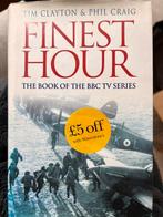 Tim Clayton en Phil Craig Finest Hour book of BBC TVseries, Boeken, Oorlog en Militair, Gelezen, Ophalen of Verzenden