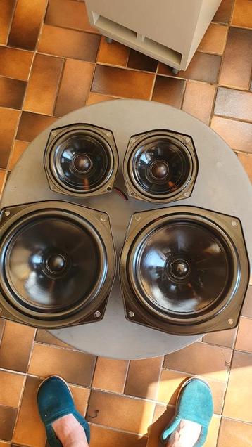 Kef 4 stuks luidsprekers zeldzaam 