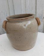 Oude grespot, pot, gres, Franse pot, bloemenpot, Antiek en Kunst, Verzenden