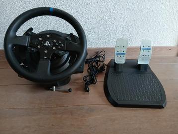Racestuur + pedalen Thrustmaster T300RS playstation of pc beschikbaar voor biedingen