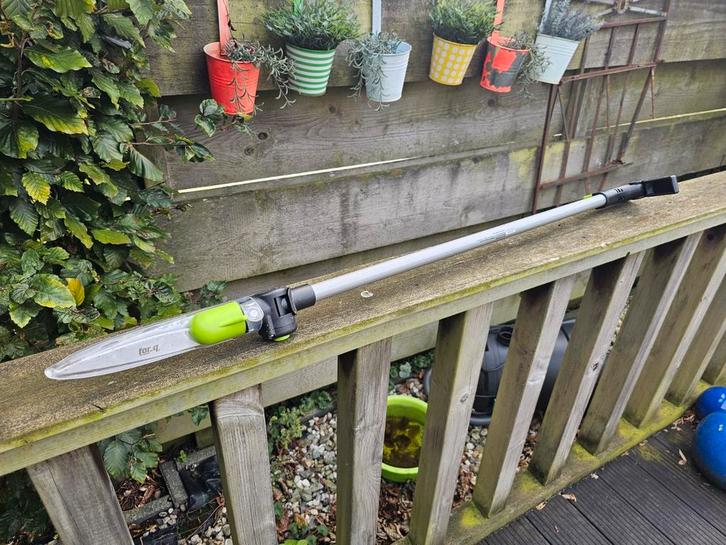 FOR_Q Grasschaar Langsteel Draai-/Zwenkbaar, Tuin en Terras, Grastrimmers, Elektrisch, Ophalen