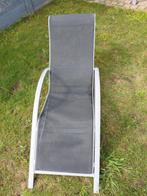 2 x ligstoelen, Ophalen of Verzenden, Gebruikt, Kunststof, Verstelbaar
