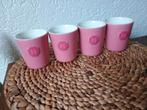 4 Douwe Egberts mokjes - mokken, Ophalen of Verzenden, Overige materialen, Minder dan 25 cm