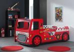 Fire Truck brandweerbed - 90x200 - Rood, Kinderen en Baby's, Kinderkamer | Bedden, Niet ingevuld, Niet ingevuld, Nieuw, Ophalen of Verzenden