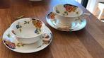 Kopjes Mosa Plateel oostindisch kers, Antiek en Kunst, Antiek | Servies los, Ophalen of Verzenden