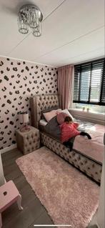 Luxe Velvet Boxspring 90x200 - Eric Kuster Stijl, Huis en Inrichting, Ophalen, 90 cm, Zo goed als nieuw, Eric kuster richmond boxspring