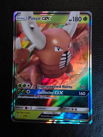 Pinsir gx #6 sun moon hidden fates  beschikbaar voor biedingen
