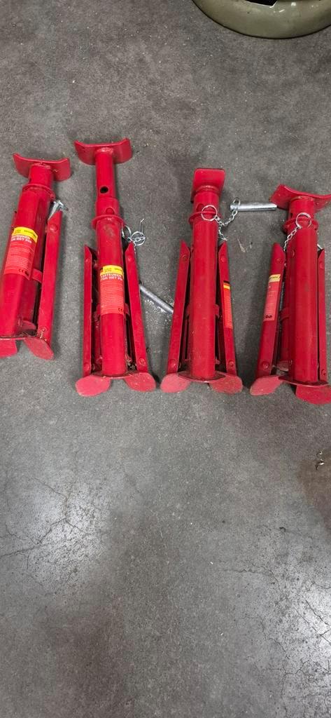 4 Nieuwe Assteunen - Veilig en Betrouwbaar, Auto diversen, Krikken, Nieuw, Garagekrik, Hydraulisch, Ophalen of Verzenden