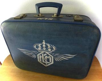 Vintage koffer / KLM / luchtvaart / vliegtuig / Schiphol beschikbaar voor biedingen