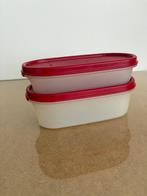 Tupperware Modular Mates Oval vershoud bakjes, Ophalen of Verzenden, Gebruikt, Rood, Overige typen