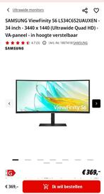 Samsung  monitor s34c652vau, Computers en Software, Monitoren, Curved, Nieuw, Ultra HD (4K), Samsung