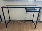 IKEA Vittsjo Laptoptafel - Zwartbruin/Glas, Ophalen, 100 cm, Hoogslaper, Eenpersoons