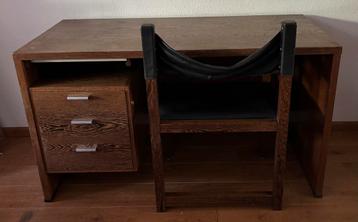 Cees Braakman Bureau + Stoel - Wengé - Jaren '60 beschikbaar voor biedingen