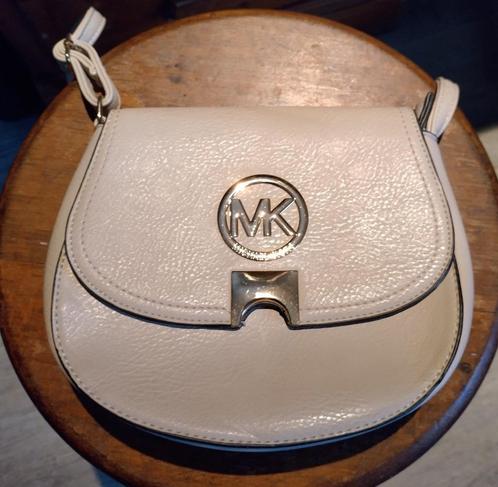 Michael Kors MK tas, Sieraden, Tassen en Uiterlijk, Tassen | Damestassen, Zo goed als nieuw, Schoudertasje, Beige, Ophalen of Verzenden