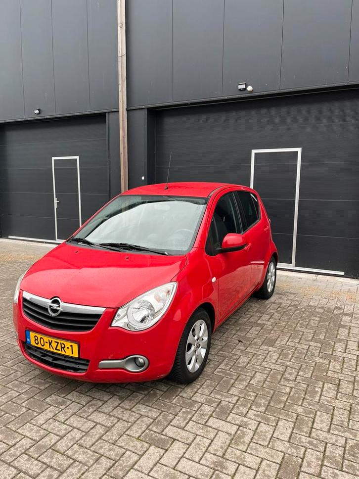 Opel Agila 1.2 16V 2010 Rood, Auto's, Opel, Bedrijf, Agila, ABS, Airbags, Airconditioning, Boordcomputer, Centrale vergrendeling