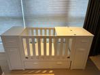 Babybed met commode, Kinderen en Baby's, Kinderkamer | Commodes en Kasten, Ophalen, 50 tot 70 cm, 100 cm of meer, Zo goed als nieuw