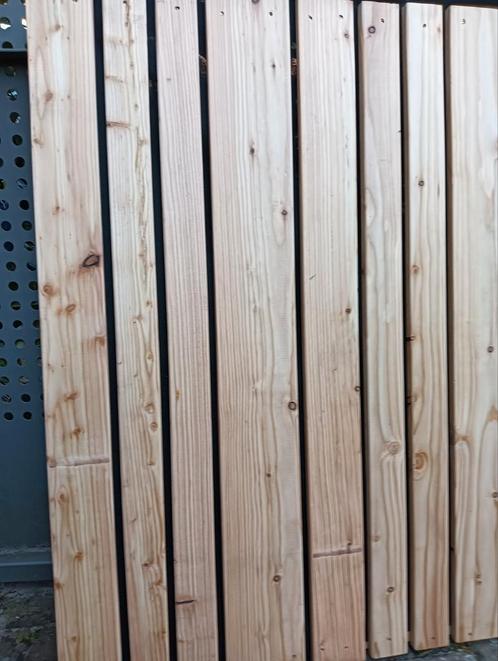 Barcode schutting, Tuin en Terras, Schuttingen, Zo goed als nieuw, 6 meter of meer, Ophalen of Verzenden