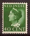 Ned-Indie NVPH nr 281 ongebruikt Koningin Wilhelmina 1941, Postzegels en Munten, Postzegels | Nederlands-Indië en Nieuw-Guinea