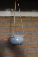 Hangpot vintage (2x), Tuin en Terras, Bloempotten, Gebruikt, Rond, Nvt, Aardewerk