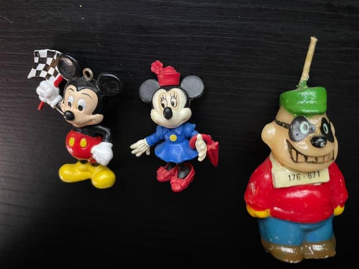 Disney figuurtjes Mickey Mouse - Minni Mouse - zware jongen, Verzamelen, Disney, Zo goed als nieuw, Beeldje of Figuurtje, Mickey Mouse