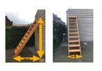 Houten trap, Doe-het-zelf en Verbouw, 2 tot 4 meter, Gebruikt, Trap, Ophalen