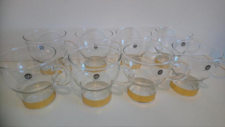 Sagaform glazen (glögg) 8 st als nieuw (nieuwprijs €100), Huis en Inrichting, Keuken | Servies, Zo goed als nieuw, Glas of Glazen