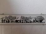 Knipkunst knipwerk knipselwerk in lijst, Huis en Inrichting, Woonaccessoires | Wanddecoraties, Ophalen of Verzenden, Zo goed als nieuw