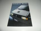 brochure Renault Master  1990, Ophalen of Verzenden, Zo goed als nieuw, Overige merken