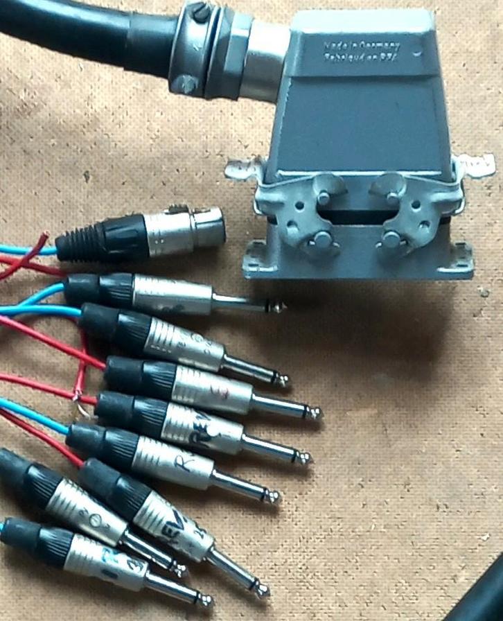 HARTING 42 Polig Effectenrack snake/ connector + diversen, Muziek en Instrumenten, Kabels en Stekkers, Zo goed als nieuw, Apparatuur