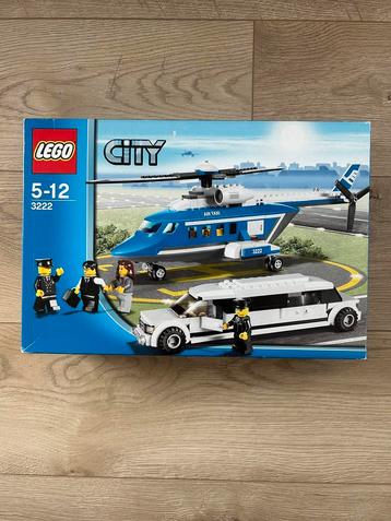 Lego 3222 - Lego City Helikopter en Limousine - *NIEUW* beschikbaar voor biedingen