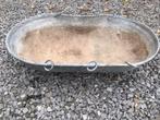 Zinken ovale schaal 60 x 36 x 20 cm, Tuin en Terras, Ophalen, Minder dan 30 cm, Zo goed als nieuw, Metaal