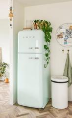 Retro SMEG Koelkast - Mintgroen, Witgoed en Apparatuur, Koelkasten en IJskasten, 150 tot 200 liter, Gebruikt, 120 tot 140 cm, Ophalen of Verzenden