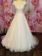 Nieuw maat 36 MAUD met capmouwtje, Trouwjurk, Overige kleuren, Nieuw, Ophalen of Verzenden