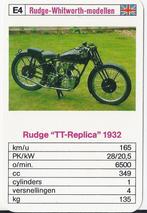 M20 motorkaartje rudge tt replica 1932 ( e4 ), Ophalen of Verzenden, Zo goed als nieuw, Motoren