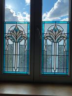 2 glasraampjes art deco stijl, Ophalen