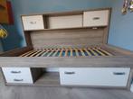 Bed met kast , kajuitbed Pep, Huis en Inrichting, Slaapkamer | Bedden, Ophalen, 90 cm, Eenpersoons, Zo goed als nieuw