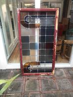 Glas in lood raam art deco, Doe-het-zelf en Verbouw, Glas en Ramen, Ophalen of Verzenden, Zo goed als nieuw, Minder dan 80 cm