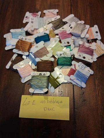 dmc garen op bobbins, Lot E beschikbaar voor biedingen