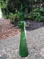 Mid Century Italiaanse groene karaf, Antiek en Kunst, Ophalen of Verzenden