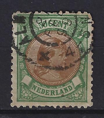 Nederland 45 geb Wilhelmina 1893 ; Nederland voor 10% CW