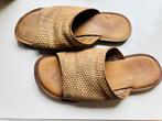Moet weg! Heren slipper van leer | River Island ( 7/41), Bruin, Maat 48/50 (M), Ophalen of Verzenden, Zo goed als nieuw
