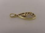 Gouden hanger met diamant                                G58, Gebruikt, Overige voorstellingen, ., Ophalen of Verzenden
