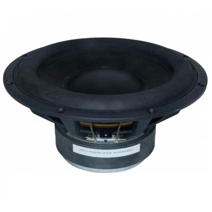 Peerless xls-830452 subwoofer xls-10 inch paper cone, Audio, Tv en Foto, Luidsprekers, Zo goed als nieuw, Subwoofer, 120 watt of meer