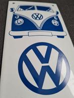 Emaille bord VW, Ophalen of Verzenden, Reclamebord