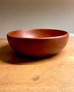 Vintage teak schaal uit Zweden Silva Craft mcm houten, Ophalen of Verzenden