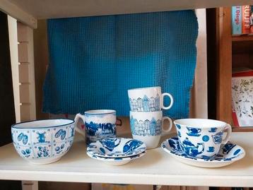 Bekers,kopje,bord en soepkop.HOLLAND OP ZIJN BEST!! beschikbaar voor biedingen