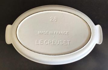 Le Creuset gietijzeren witte schaal maat 28 beschikbaar voor biedingen
