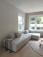 4x6 hocker ivoor velours, Huis en Inrichting, Ophalen, 100 tot 125 cm, Zo goed als nieuw, Stof