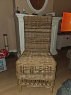 4 mooie rieten stoelen, Huis en Inrichting, Stoelen, Ophalen, Zo goed als nieuw, Bruin